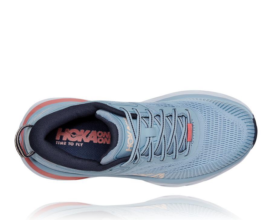 Hoka One One Løbesko Dame - Bondi 7 - Blå - 168405KCM